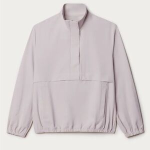 RHONE Mirage athletic pullover jacket Small Lavender Grey UPF 50+